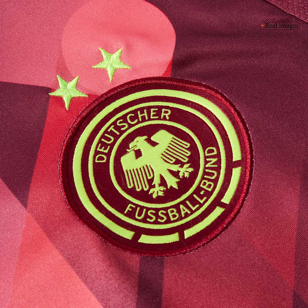 Men's Germany Away Football Shirt 2025 Red - Women's Euro