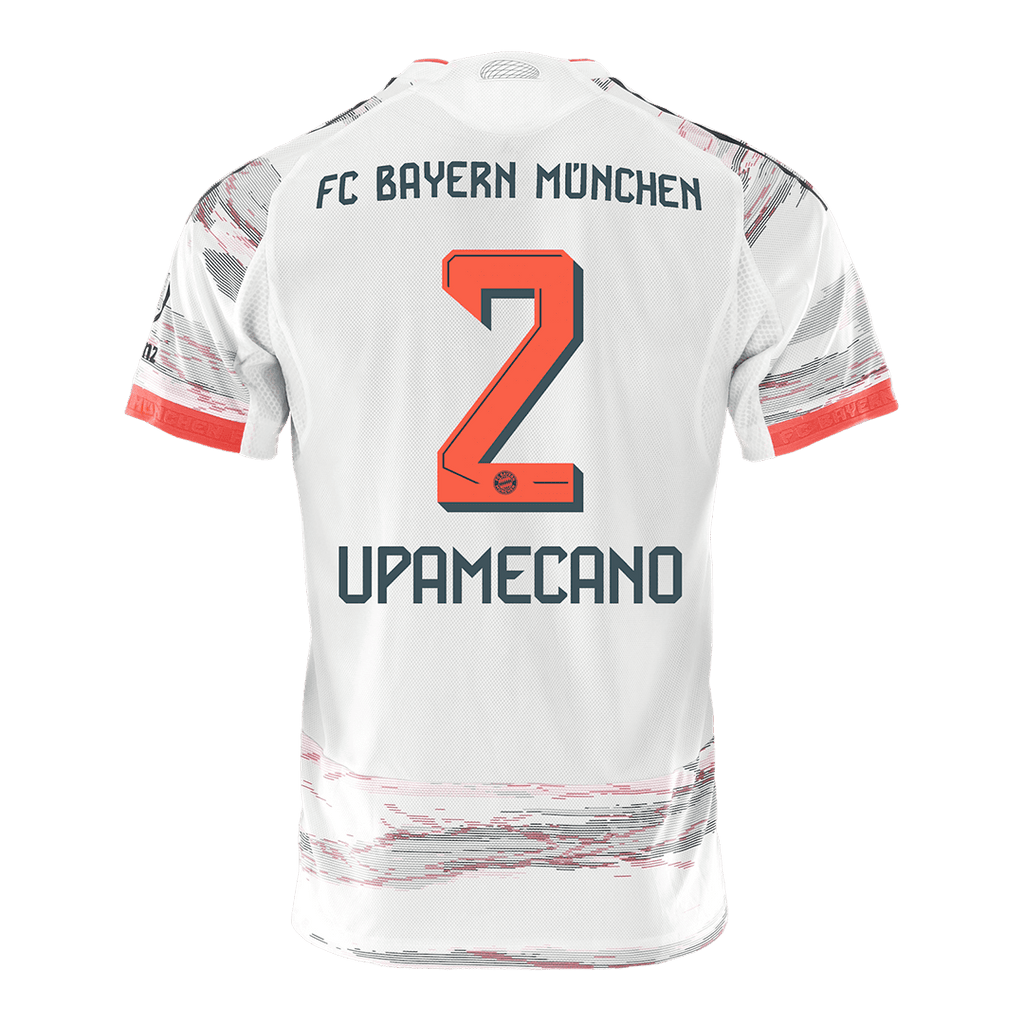 Player Version UPAMECANO #2 Bayern Munich Away Football Shirt 2025/26