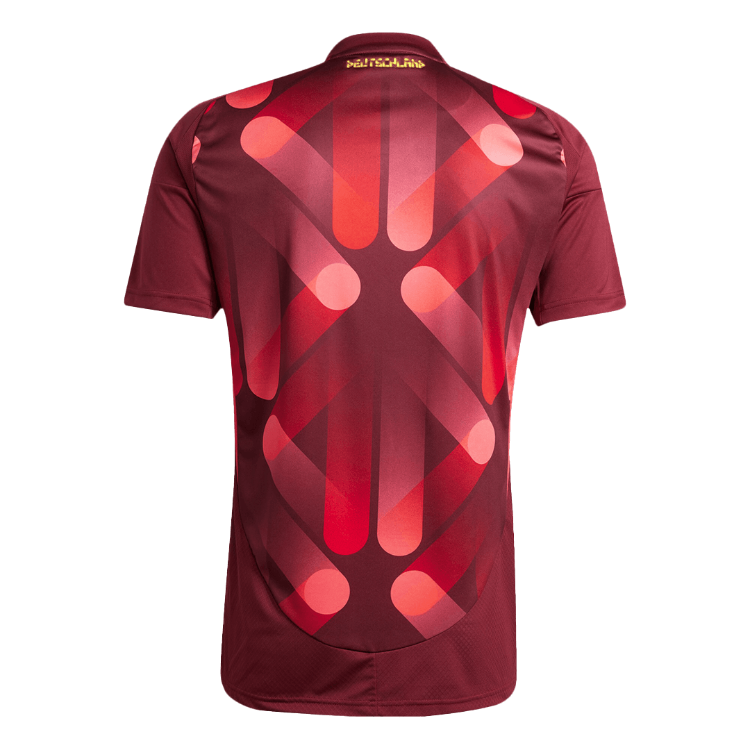 Men's Germany Away Football Shirt 2025 Red - Women's Euro