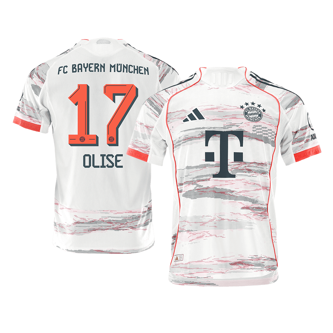 Player Version OLISE #17 Bayern Munich Away Football Shirt 2025/26