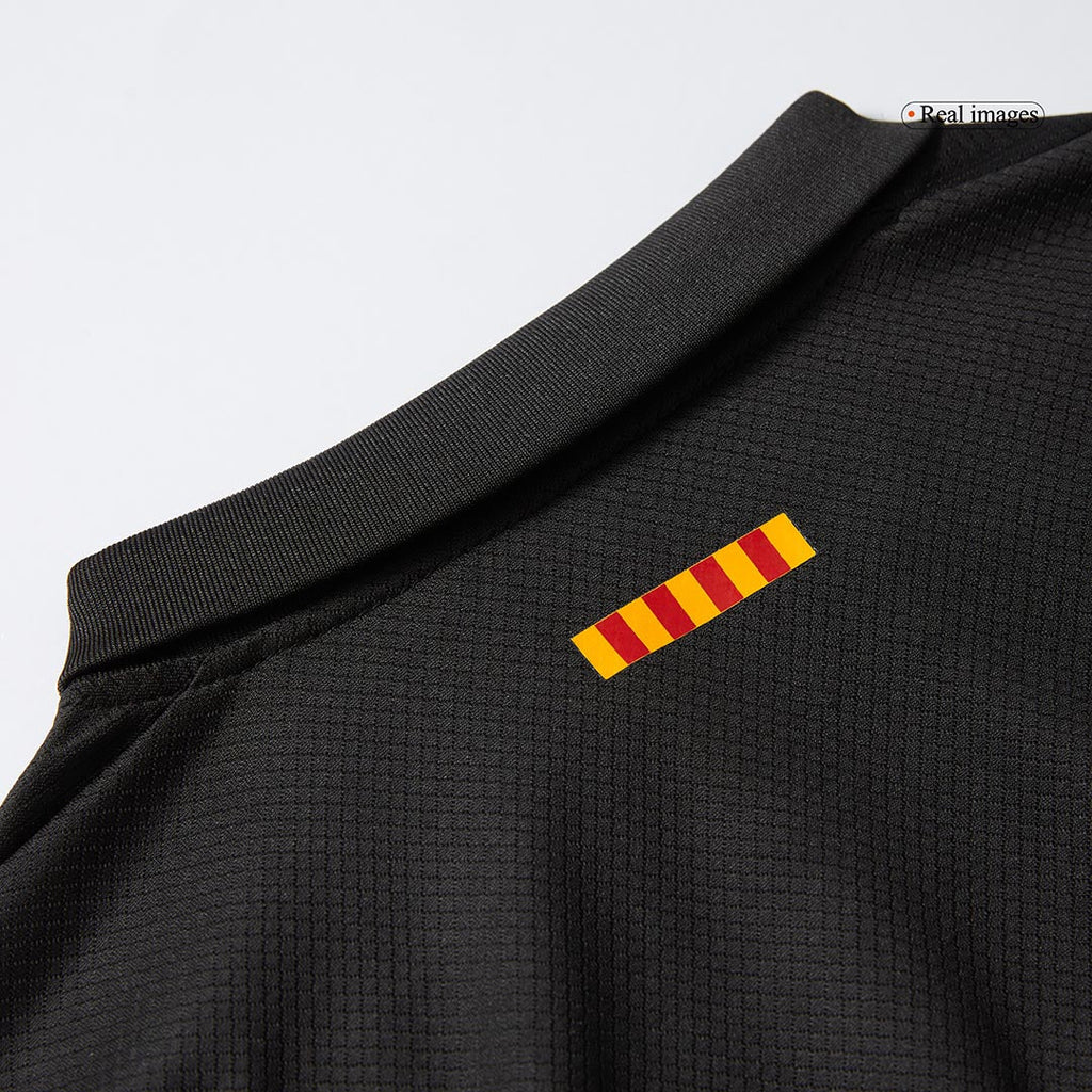 Kids Barcelona Custom Away Football Kits 2024/25 - Spotify Logo Without Text