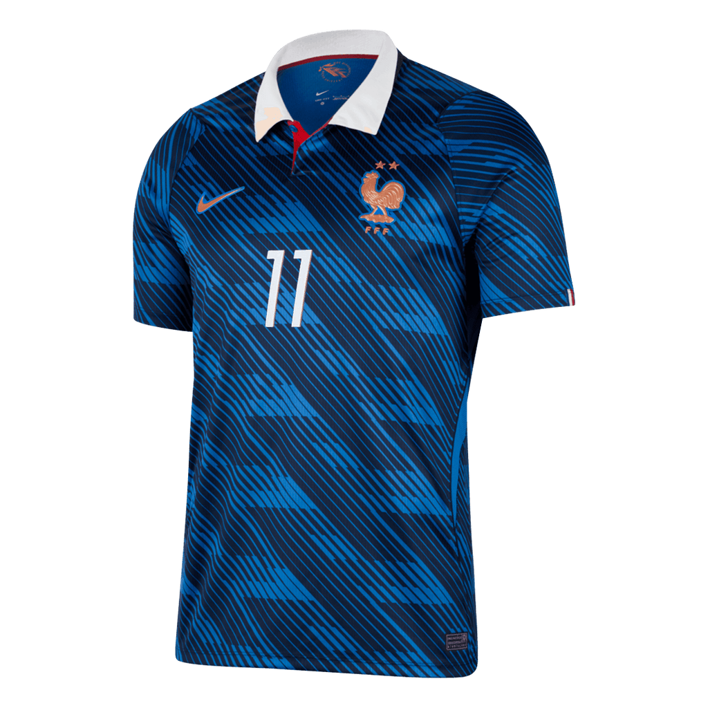 OLISE #11 France Home Soccer Jersey World Cup 2026 Blue