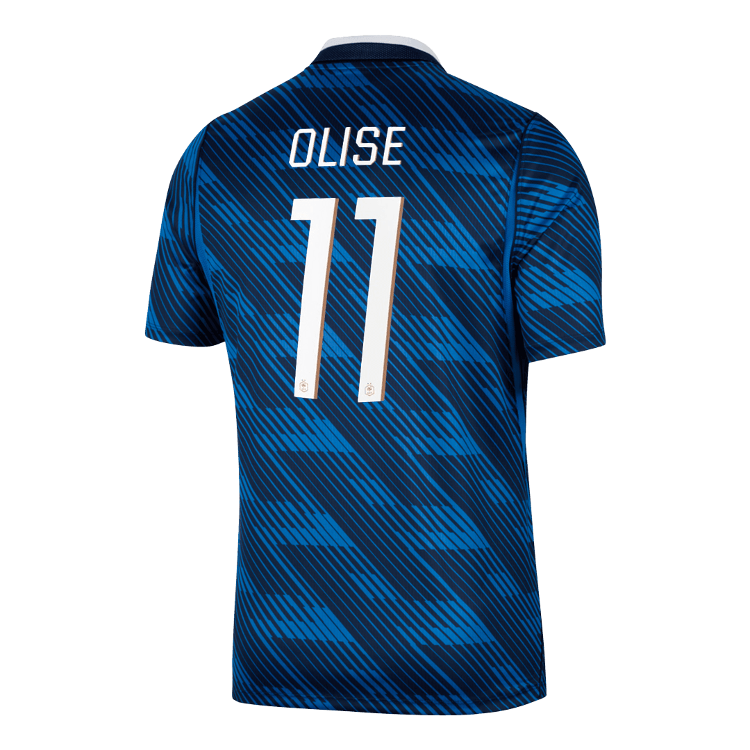OLISE #11 France Home Soccer Jersey World Cup 2026 Blue