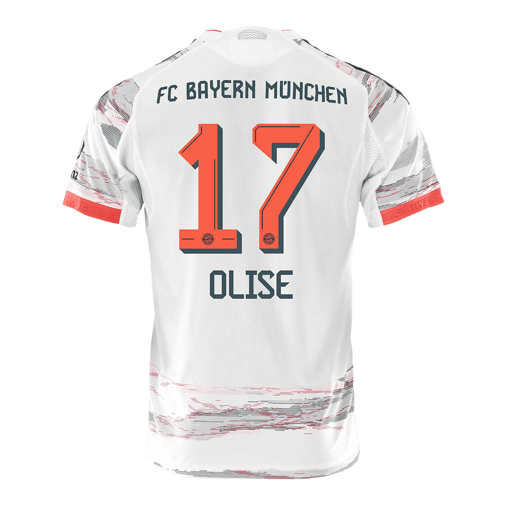 Player Version OLISE #17 Bayern Munich Away Football Shirt 2025/26
