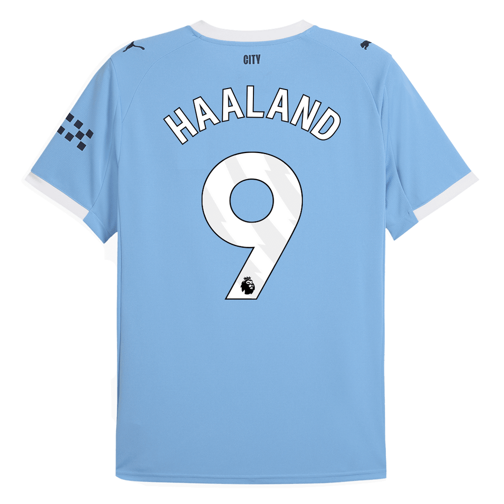 HAALAND #9 Manchester City Home Football Shirt 2025/26 Blue