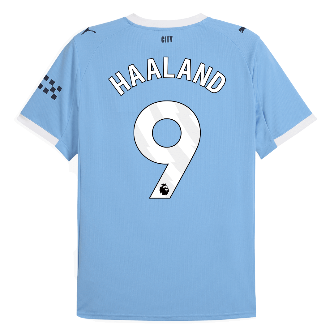 HAALAND #9 Manchester City Home Football Shirt 2025/26 Blue