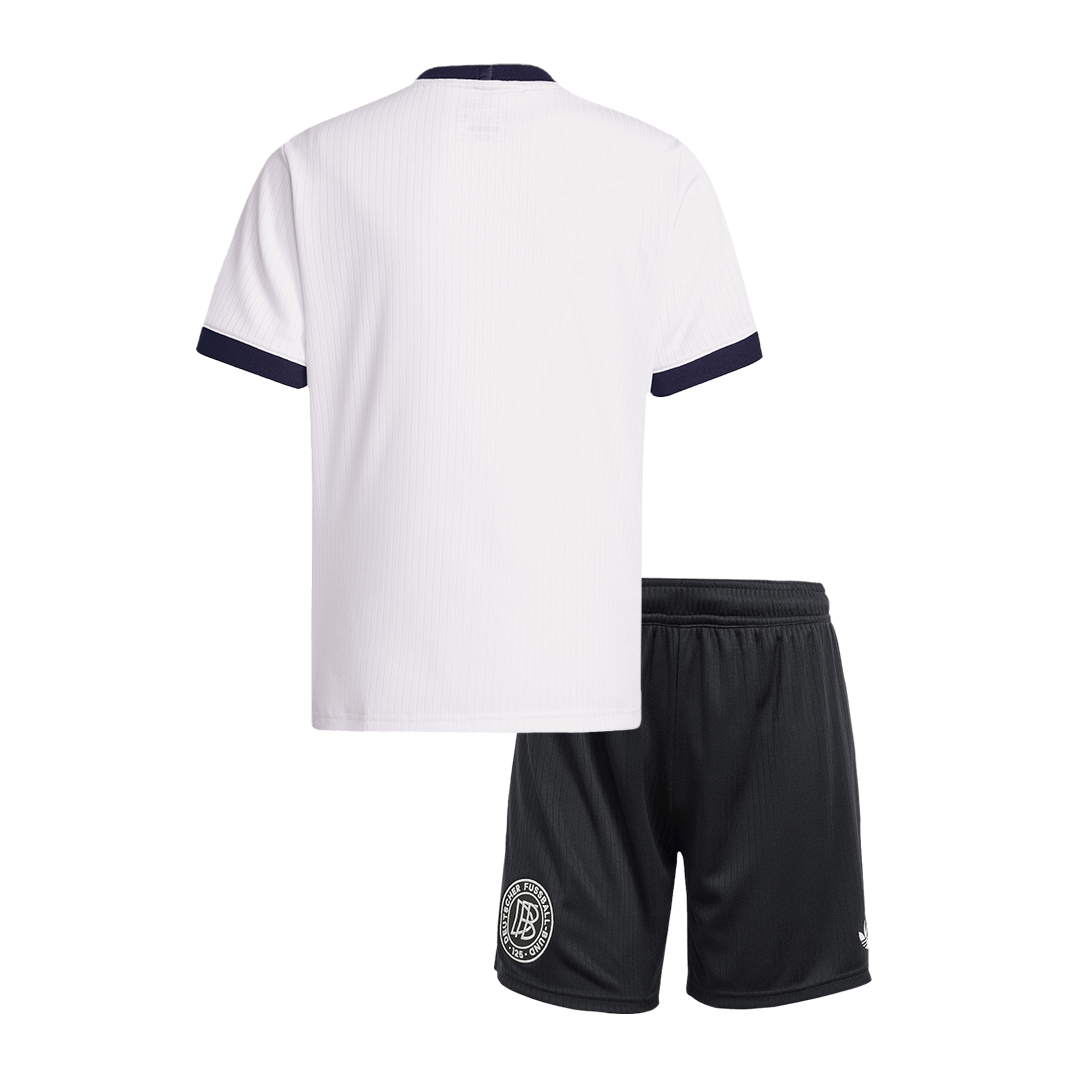Kid's Germany 125th Anniversary Football Shirt Kit(Jersey+Shorts) 2025 White