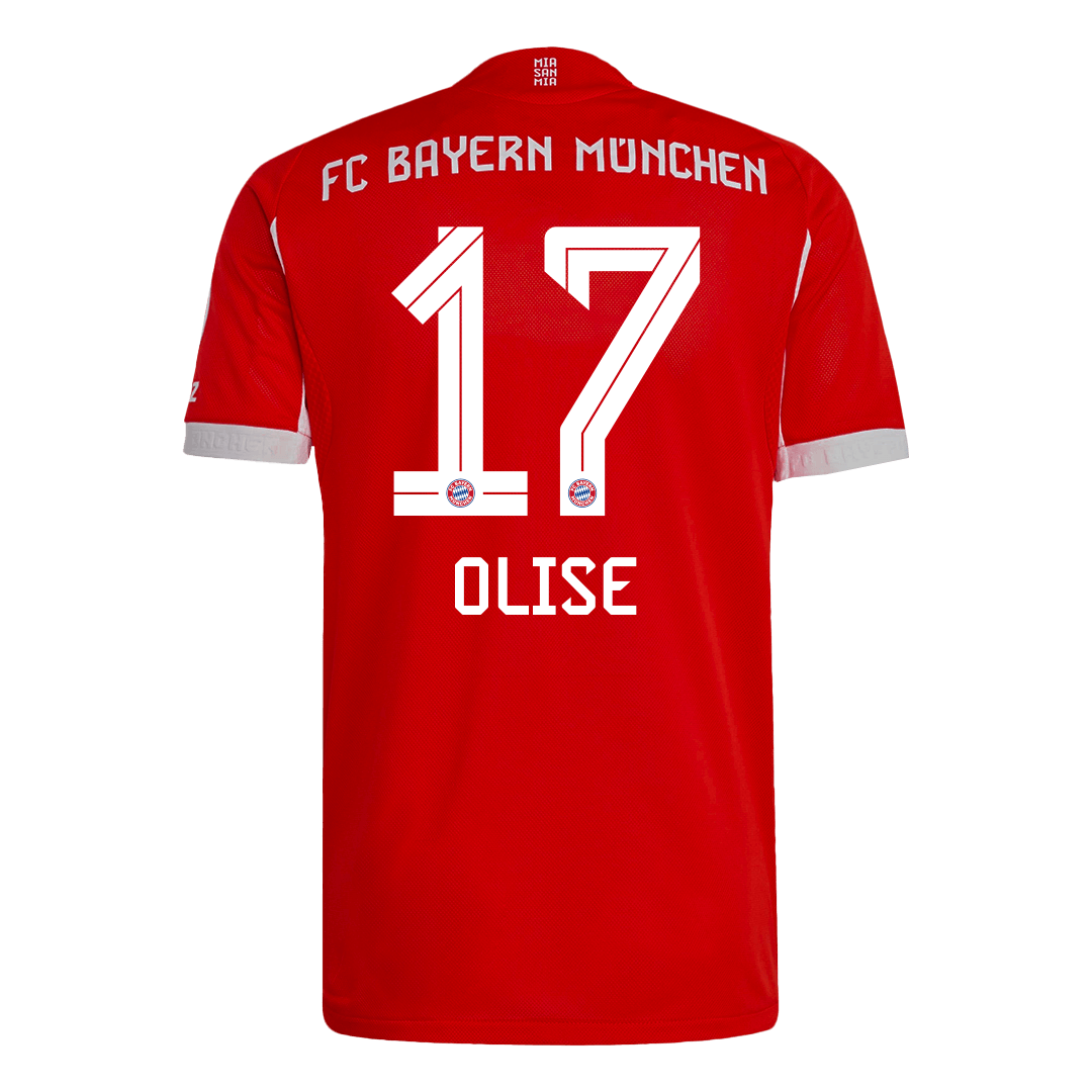 Player Version OLISE #17 Bayern Munich Home Football Shirt 2025/26