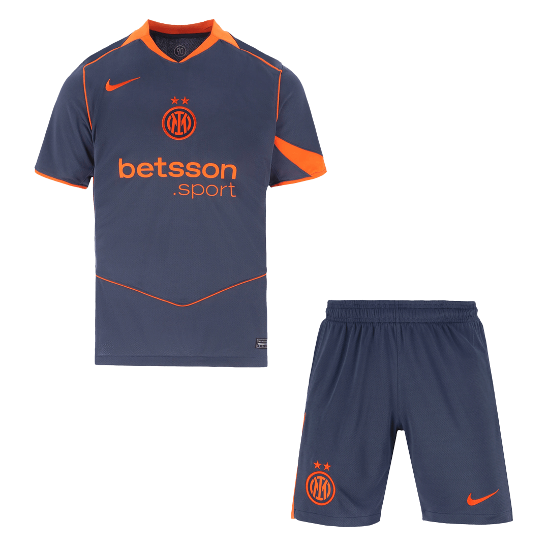 Inter Milan Third Away Football Shirt Kit(Jersey+Shorts) 2025/26