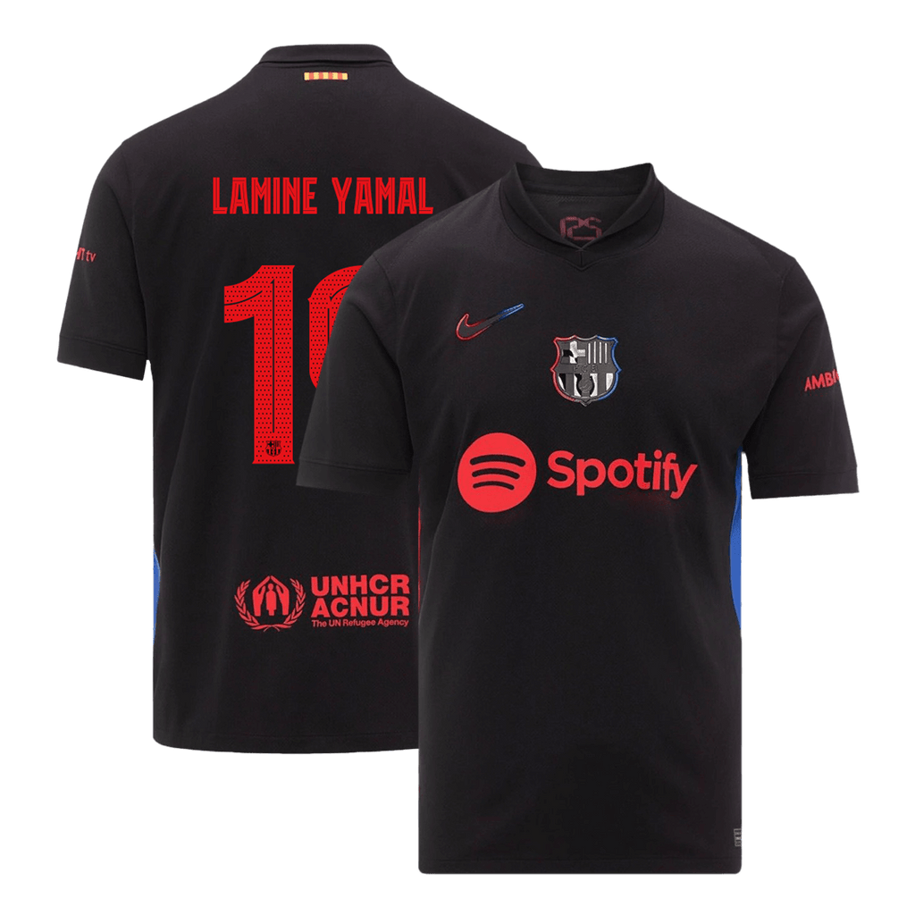 LAMINE YAMAL #19 Barcelona Away Football Shirt 2024/25 - UCL
