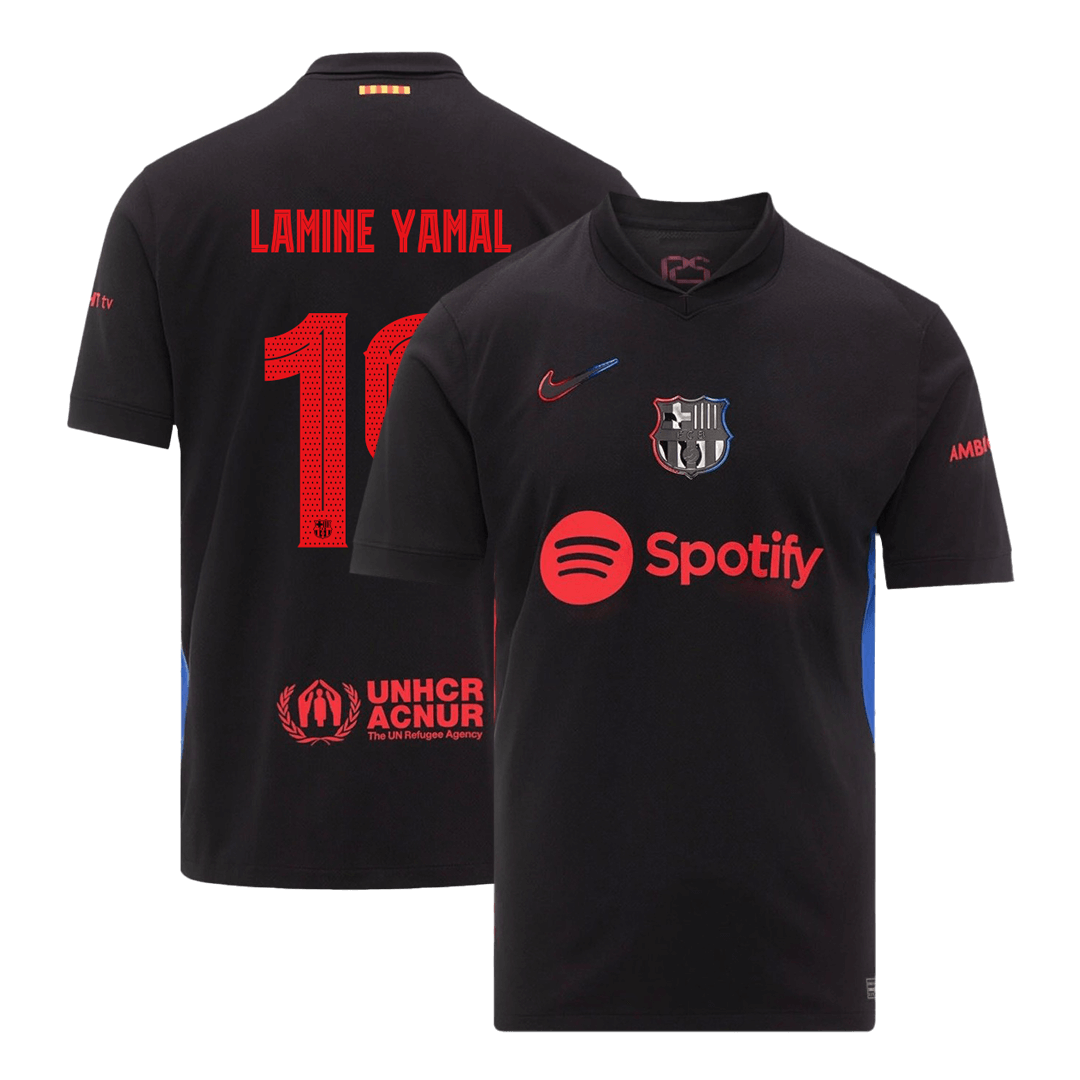 LAMINE YAMAL #19 Barcelona Away Football Shirt 2024/25 - UCL