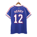 Retro HENRY #12 1998 France Home Football Shirt