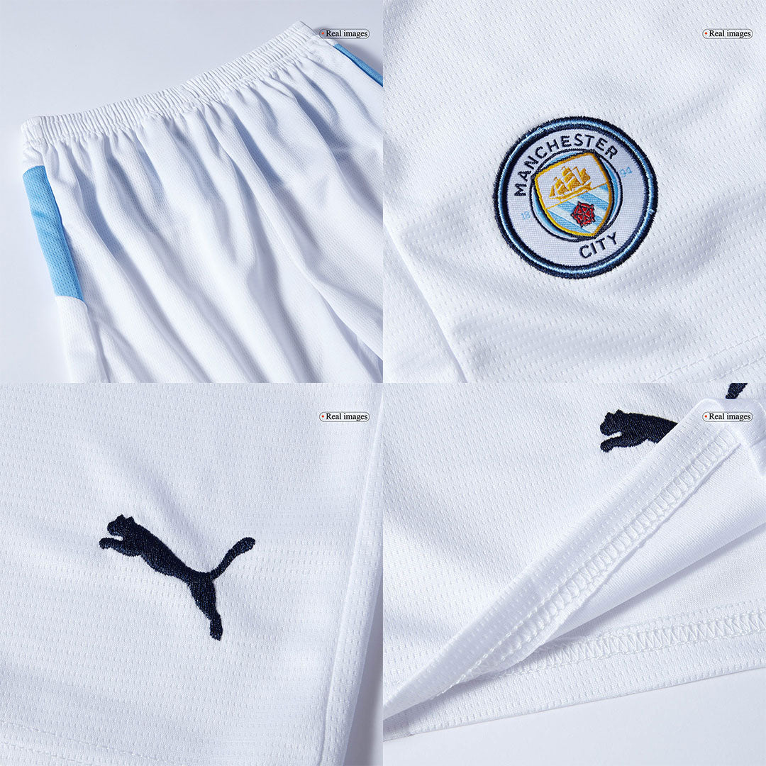 Kid's Manchester City Home Football Shirt Kit(Jersey+Shorts+Socks) 2025/26 Blue