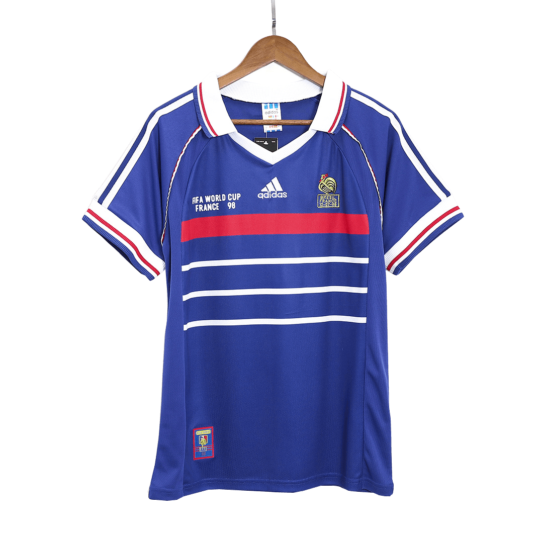 Retro 1998 France World Cup Home Football Shirt