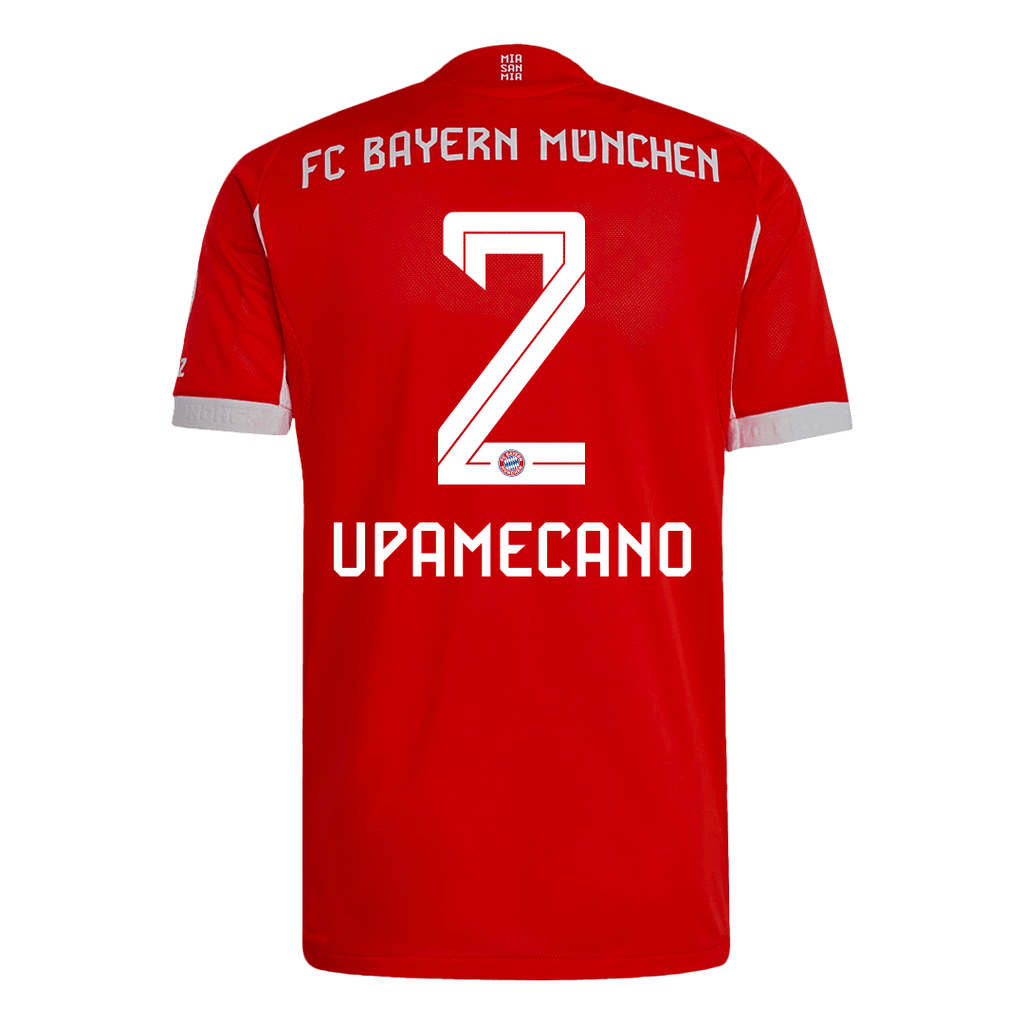 Player Version UPAMECANO #2 Bayern Munich Home Football Shirt 2025/26