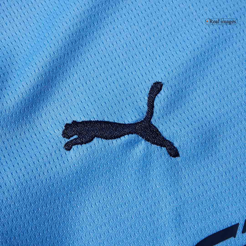Kid's Manchester City Home Football Shirt Kit(Jersey+Shorts+Socks) 2025/26 Blue