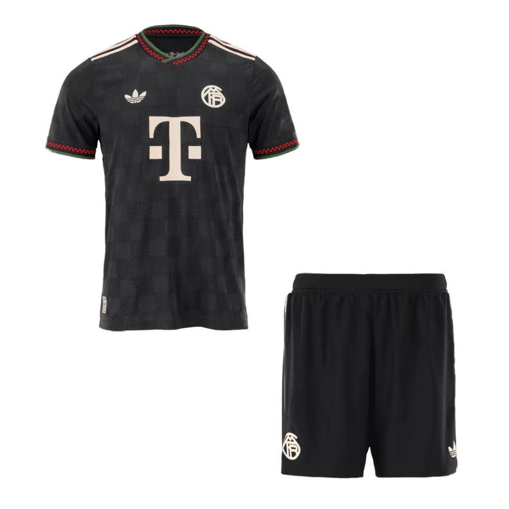 Player Version Bayern Munich Third Away Football Shirt Kit(Jersey+Shorts) 2025/26