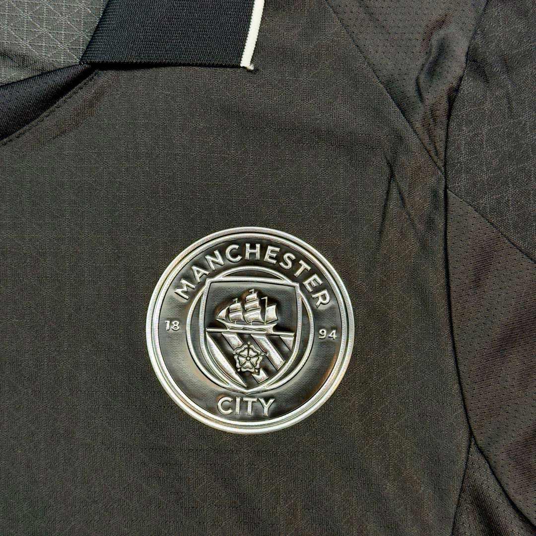 Player Version HAALAND #9 Manchester City Away Football Shirt 2025/26 Black