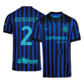 DUMFRIES #2 Inter Milan Home Football Shirt 2025/26