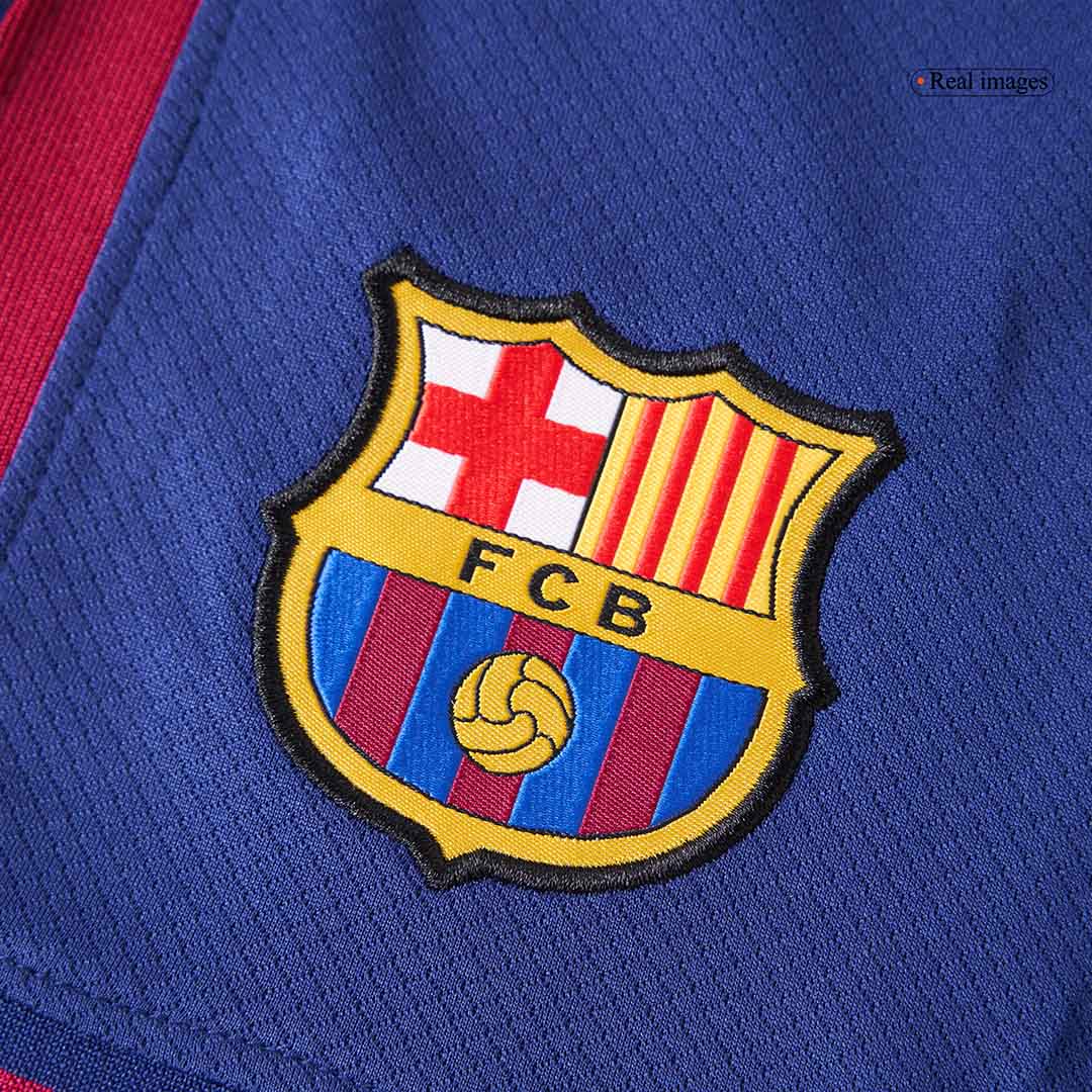 Barcelona Home Football Shirt Kit(Jersey+Shorts+Socks) 2025/26 Red&Blue
