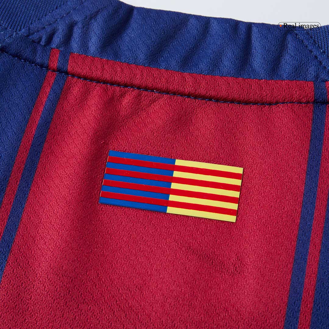Barcelona Home Football Shirt Kit(Jersey+Shorts+Socks) 2025/26 Red&Blue