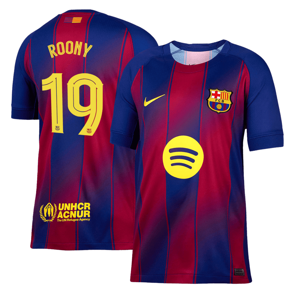 ROONY #19 Barcelona Home Football Shirt 2025/26—UCL