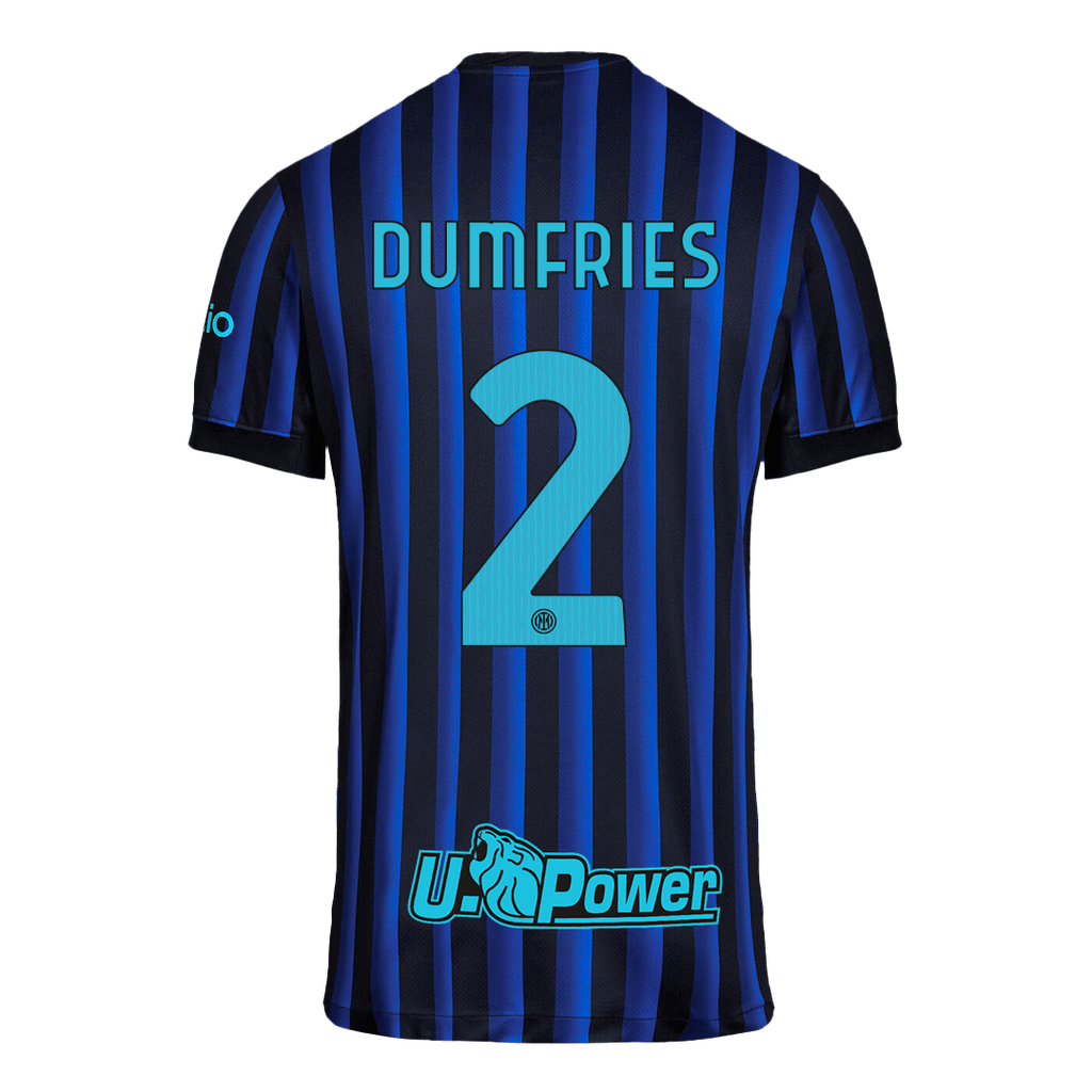 DUMFRIES #2 Inter Milan Home Football Shirt 2025/26