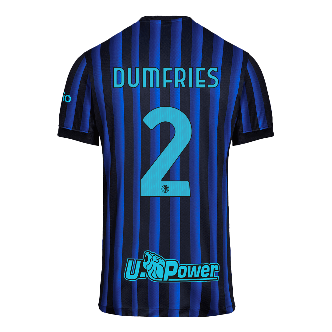 DUMFRIES #2 Inter Milan Home Football Shirt 2025/26