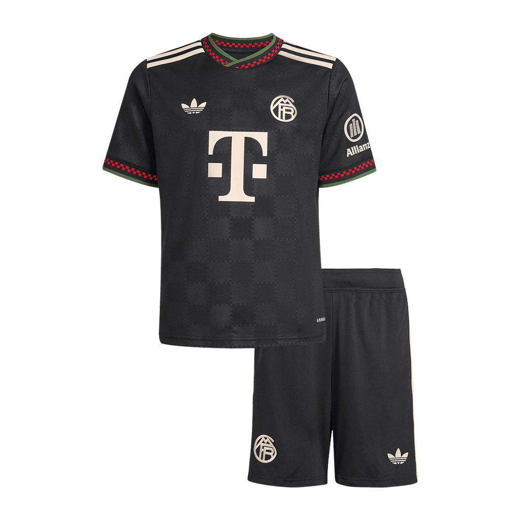 Kid's Bayern Munich Third Away Football Shirt Kit(Jersey+Shorts) 2025/26
