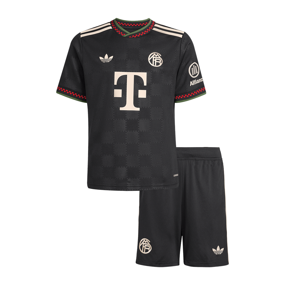 Kid's Bayern Munich Third Away Football Shirt Kit(Jersey+Shorts) 2025/26