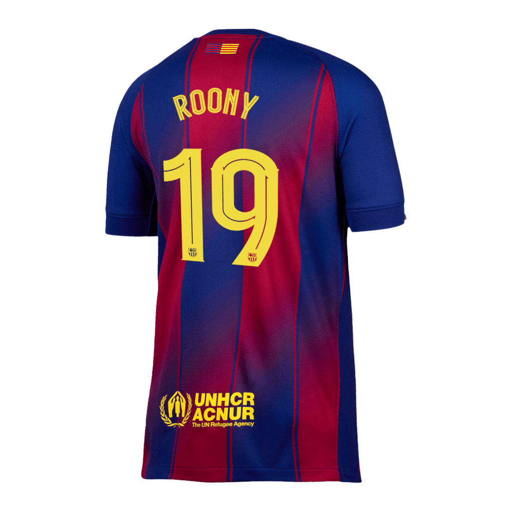 ROONY #19 Barcelona Home Football Shirt 2025/26—UCL