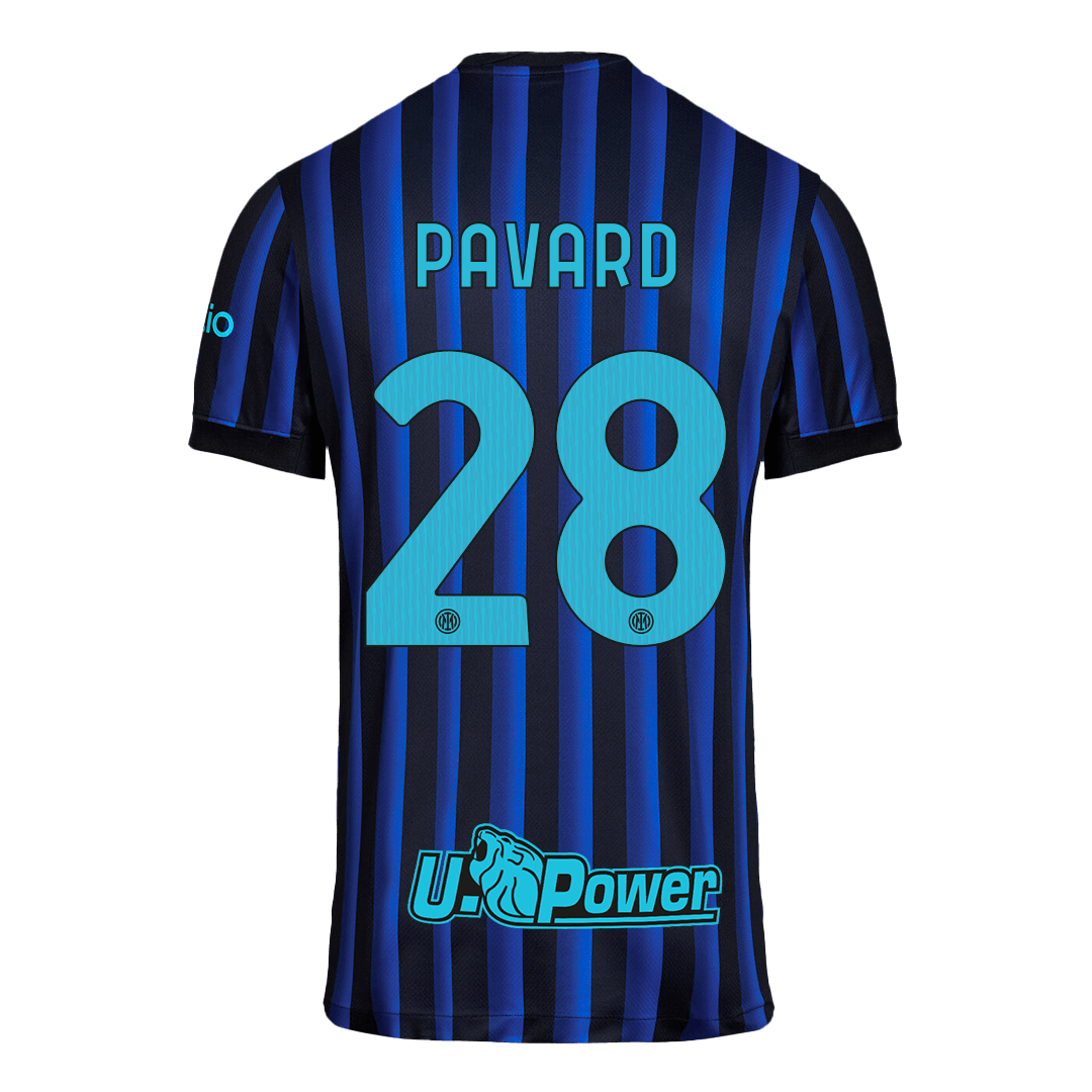 PAVARD #28 Inter Milan Home Football Shirt 2025/26