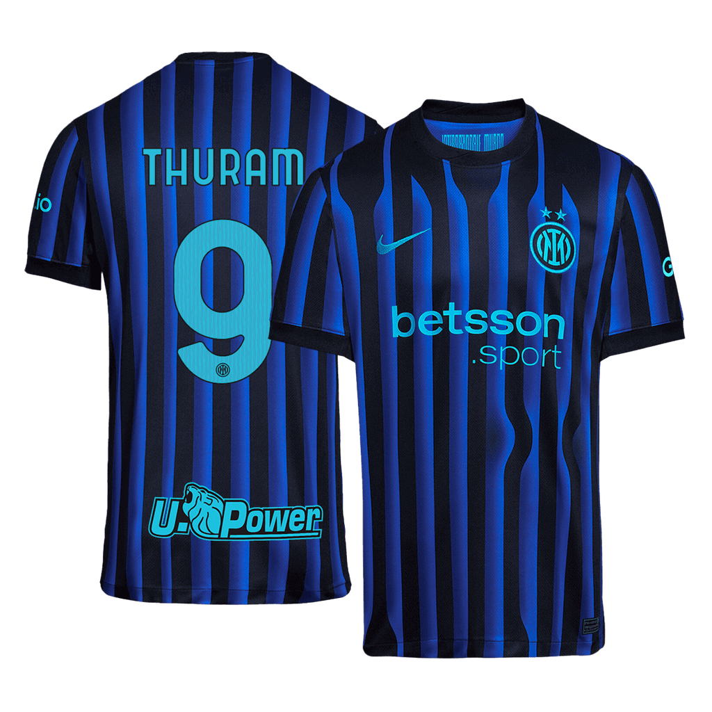 THURAM #9 Inter Milan Home Football Shirt 2025/26