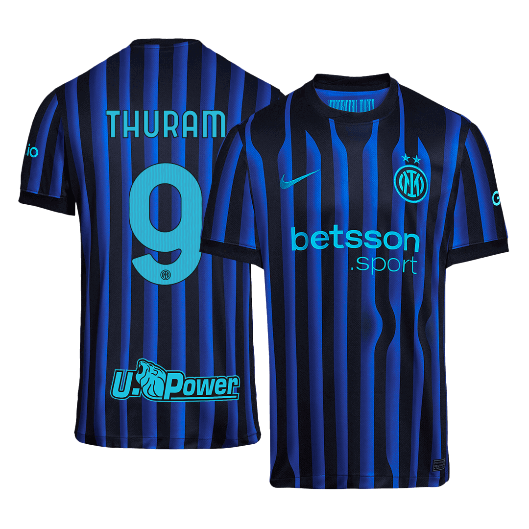 THURAM #9 Inter Milan Home Football Shirt 2025/26