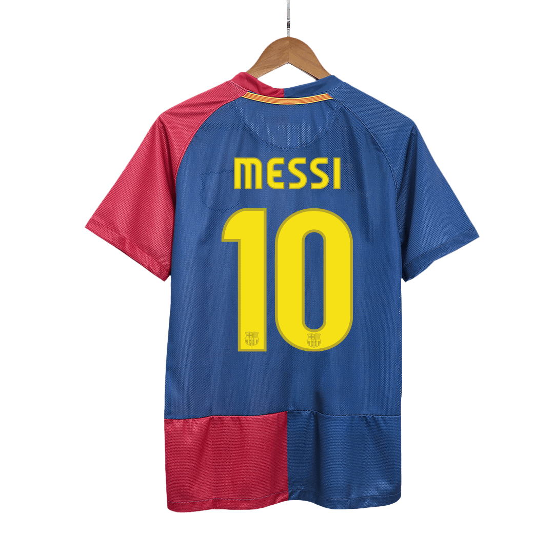 Retro MESSI #10 2008/09 Barcelona Home Football Shirt - UCL