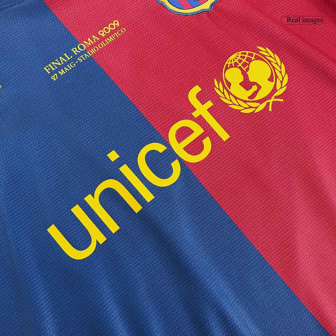 Retro MESSI #10 2008/09 Barcelona Home Football Shirt - UCL