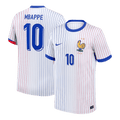 MBAPPE #10 France Away Football Shirt Euro 2024