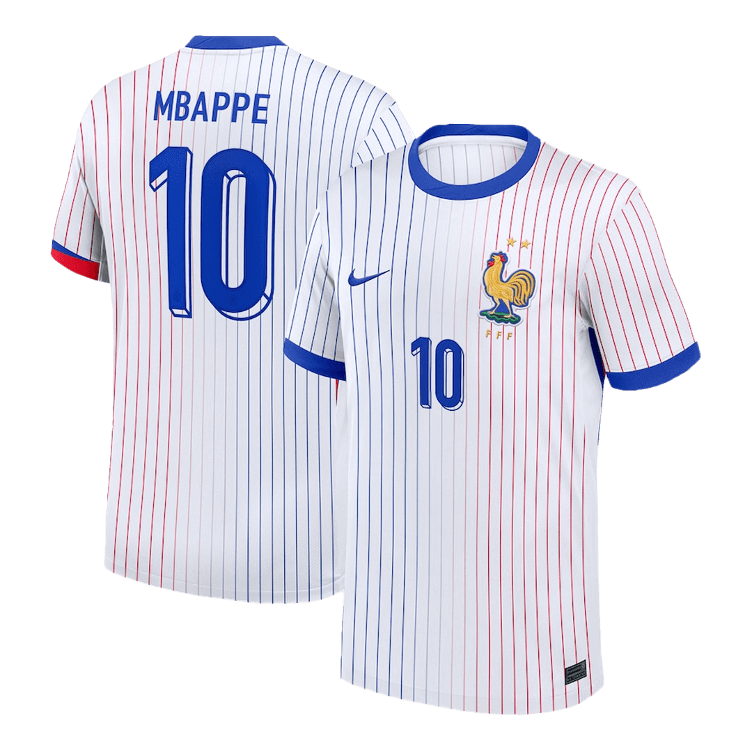MBAPPE #10 France Away Football Shirt Euro 2024