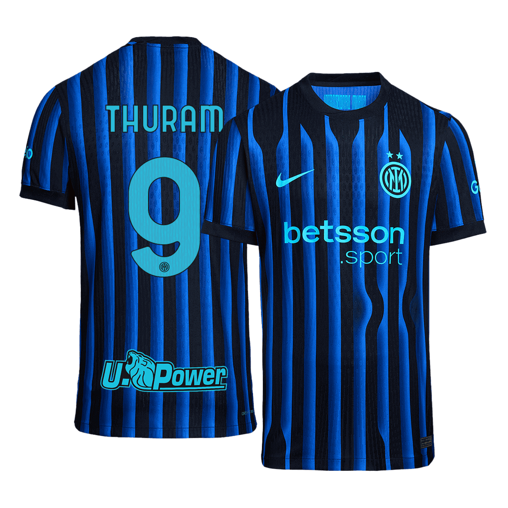 Player Version THURAM #9 Inter Milan Home Football Shirt 2025/26