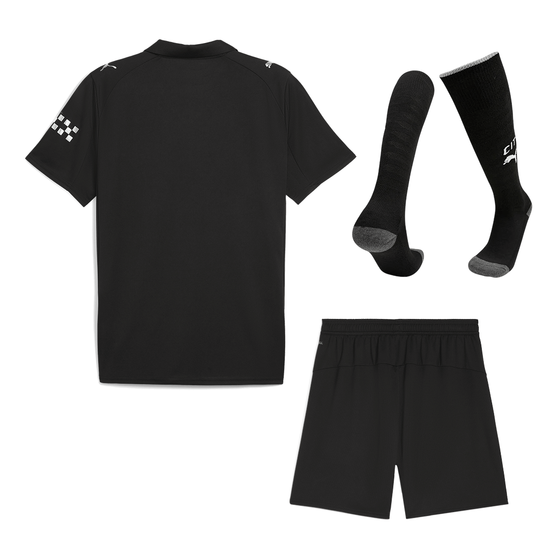 Manchester City Away Football Shirt Kit(Jersey+Shorts+Socks) 2025/26