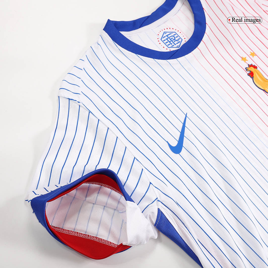 Player Version France Away Football Shirt Euro 2024