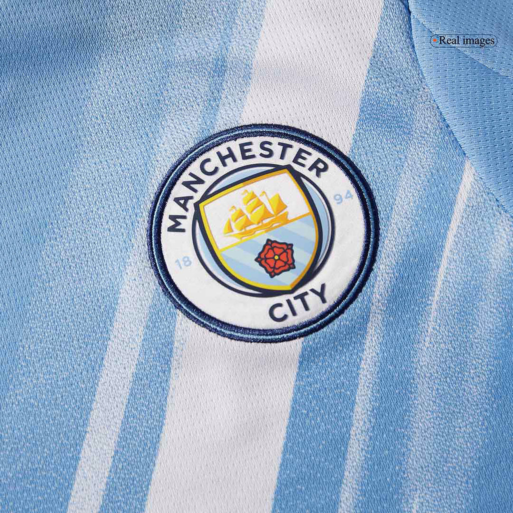 Manchester City Home Kit 2025/26 — Shirt & Shorts Set | Save 22% with Bundle | Free UK Delivery