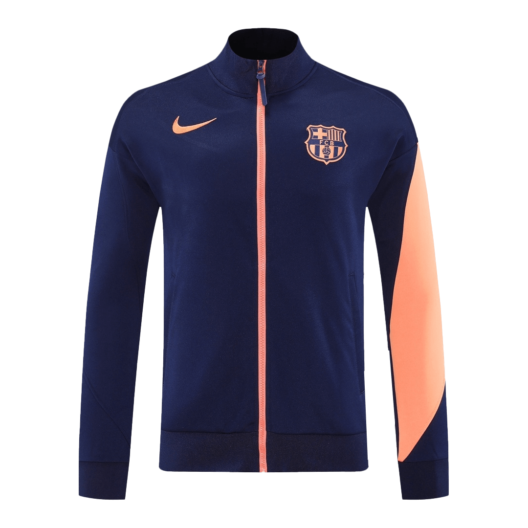 25/26 Barcelona Training Jacket Kit(Jacket+Pants) Navy&Orange
