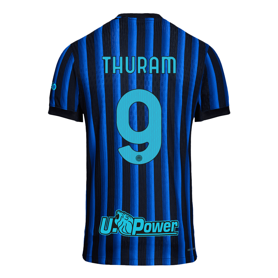 Player Version THURAM #9 Inter Milan Home Football Shirt 2025/26