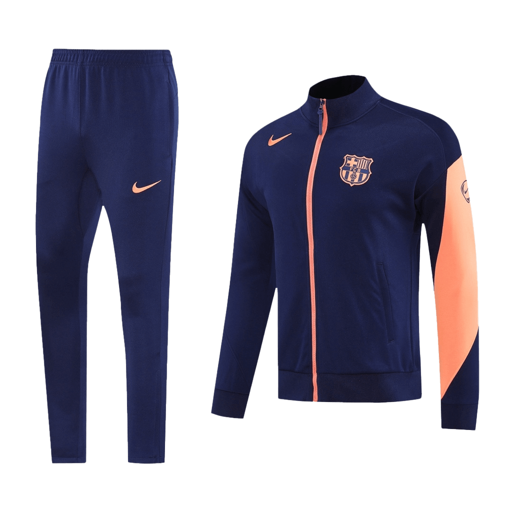 25/26 Barcelona Training Jacket Kit(Jacket+Pants) Navy&Orange