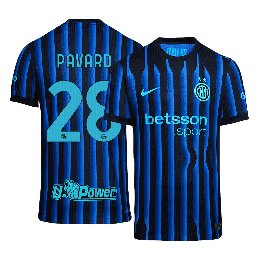 Player Version PAVARD #28 Inter Milan Home Football Shirt 2025/26