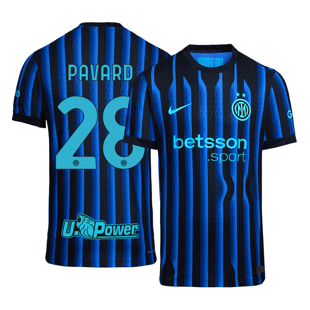 Player Version PAVARD #28 Inter Milan Home Football Shirt 2025/26