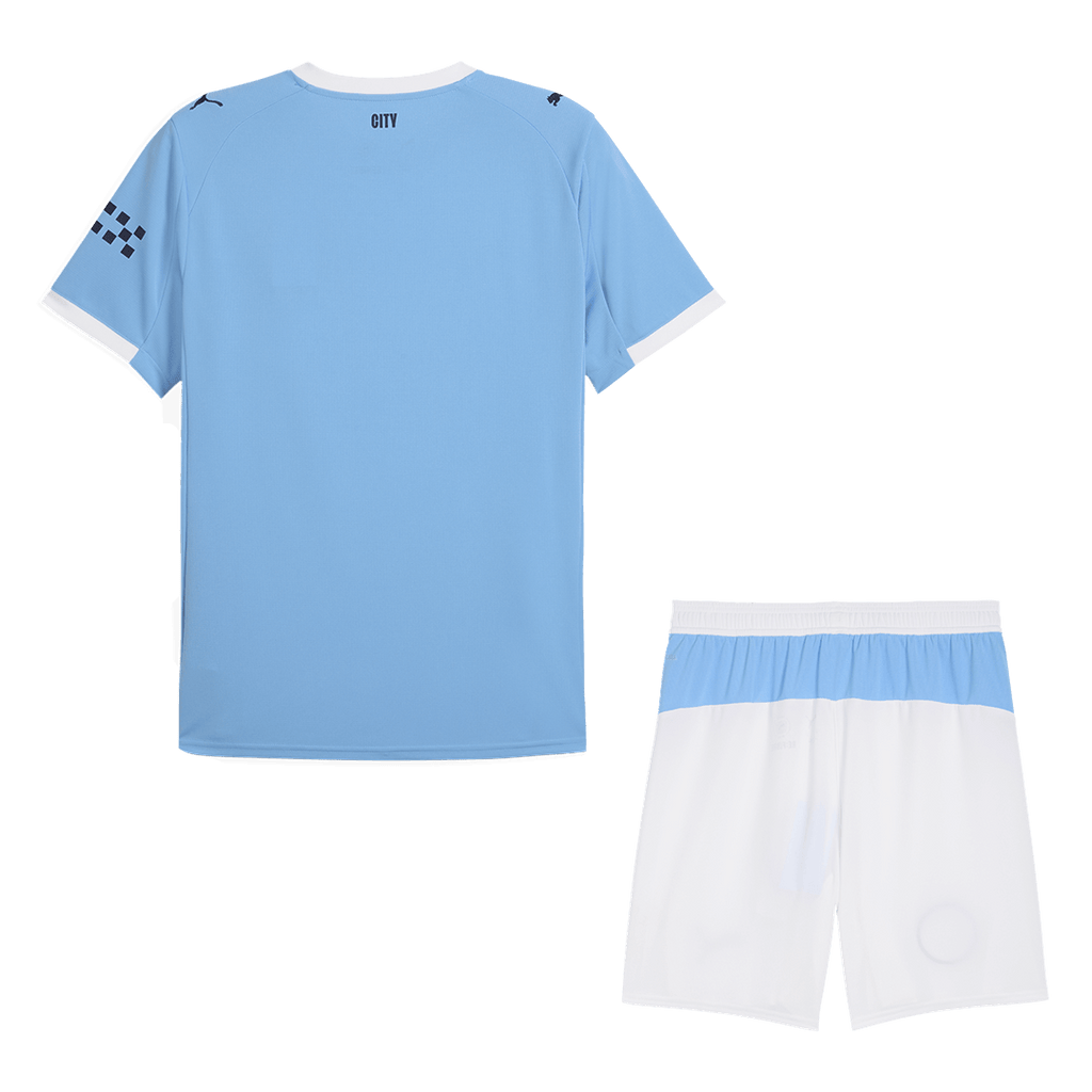 Manchester City Home Kit 2025/26 — Shirt & Shorts Set | Save 22% with Bundle | Free UK Delivery