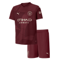 Kid's Manchester City Third Away Football Shirt Kit(Shirt+Shorts) 2024/25