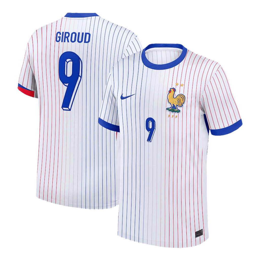 GIROUD #9 France Away Football Shirt Euro 2024